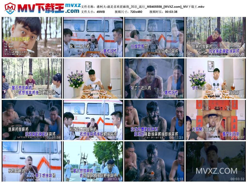 潘柯夫-就是喜欢搓麻将_国语_流行_MB405558